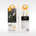 Cable Para Iphone De 1.2m Con Led Carga Rapida Con Desconexión Automática