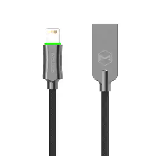 Cable Para Iphone De 1.2m Con Led Carga Rapida Con Desconexión Automática