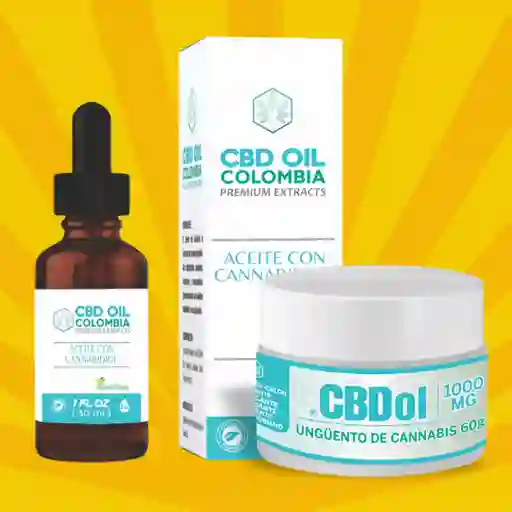 Aceite Cbd Gotas 5% Cannabis 30ml Y Ungüento Cbdol1000