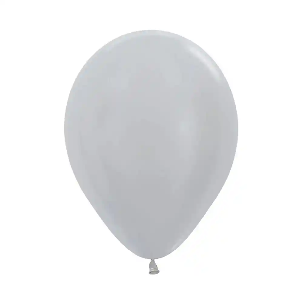 Globo Sempertex R12 X12 Satin Plata