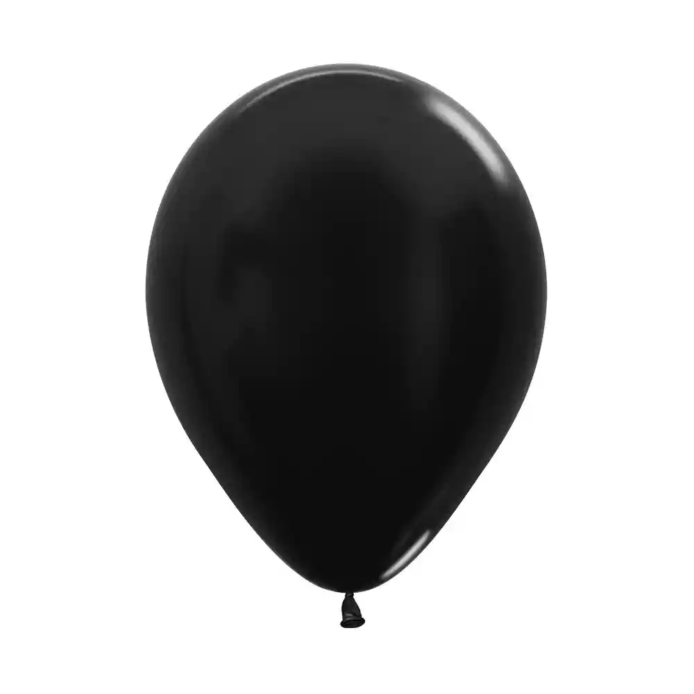 Globo Sempertex R12 X12 Metal Negro