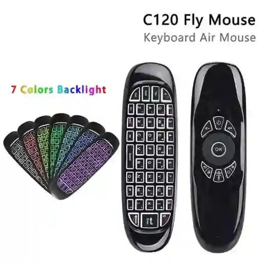 Teclado Retroiluminado Rgb 7 Colores Luz Escribe Y Juega Con Estilo (universal)