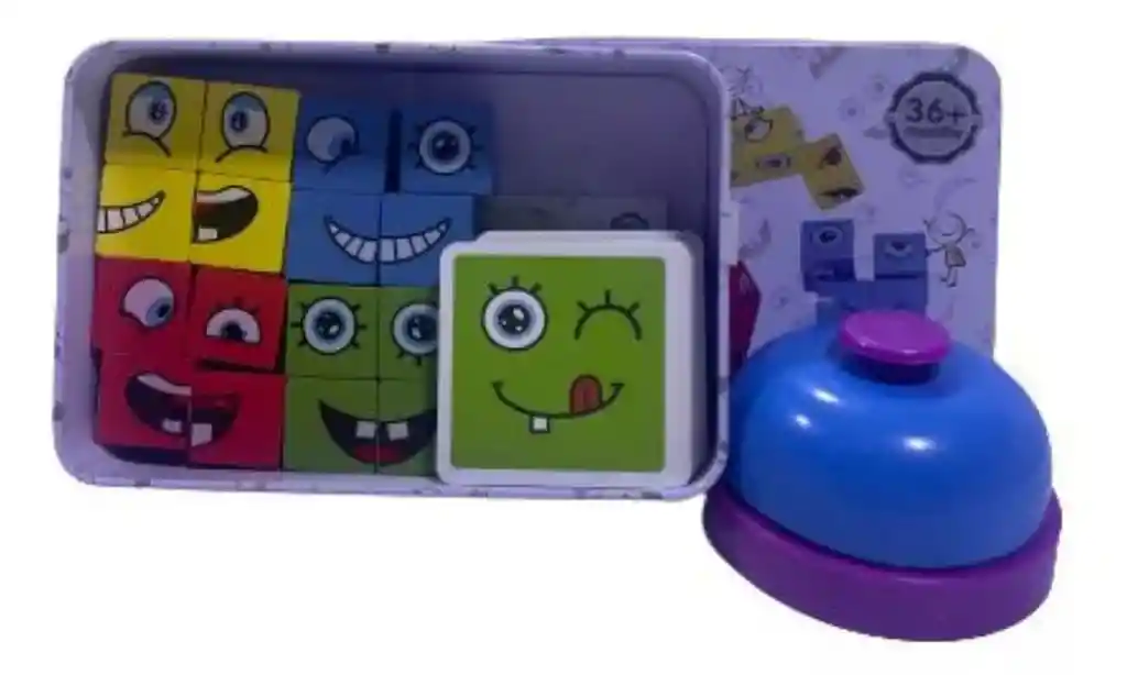 Juego De Cambio De Cara De Rompecabezas Para Niños Con Campana