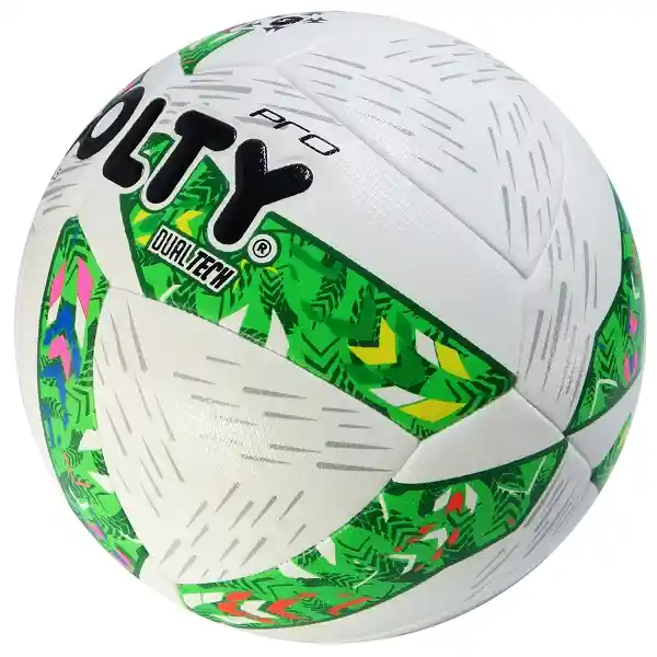 Balón De Fútbol Profesional Golty N.5 Dualtech Ii Color Verde