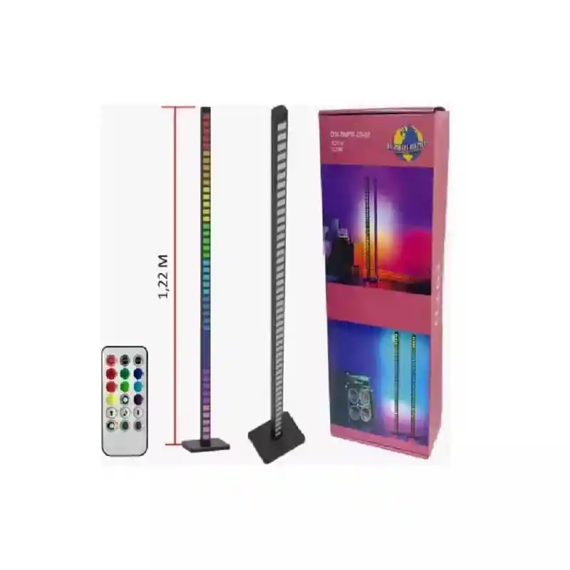 Barra Ritmica Led Inteligente Rgb Con Control Remoto 1.22 Cm