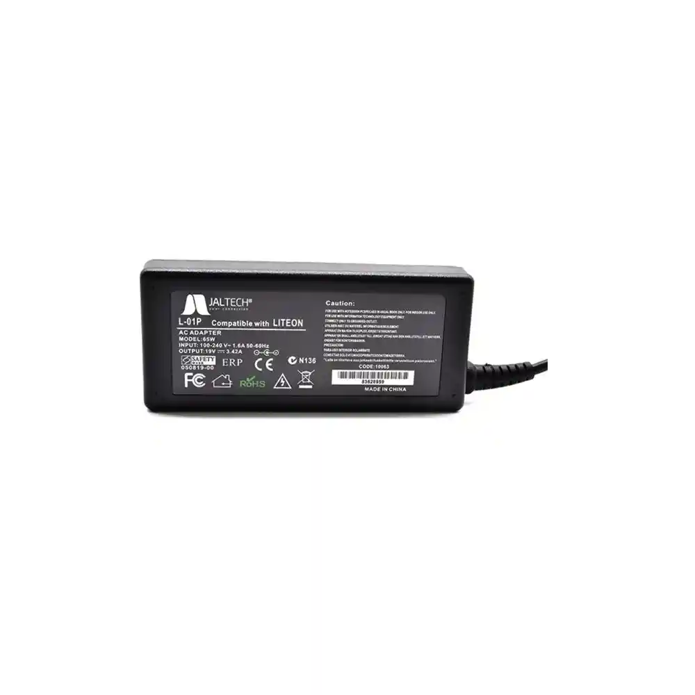 Cargador Para Acer 19v 3.42 65w Punta Amarilla 5.5x1.7 Premi