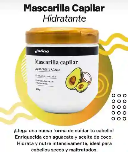 Mascarilla Capilar Aguacate Hidratante X450gr