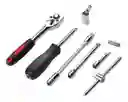 Juego De Copas Herramientas 46 Piezas Mecanica Ratchet 1/4