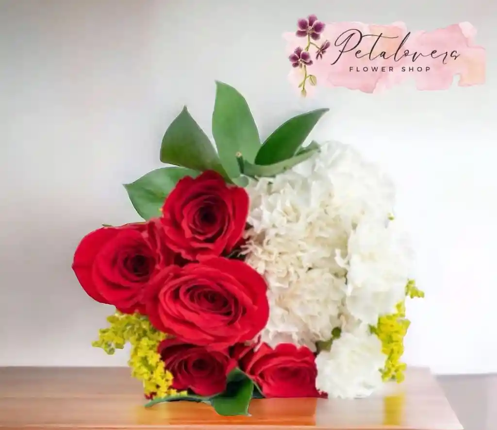 Flores Bouquet Rosas Y Claveles