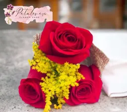 Flores Trio De Rosas