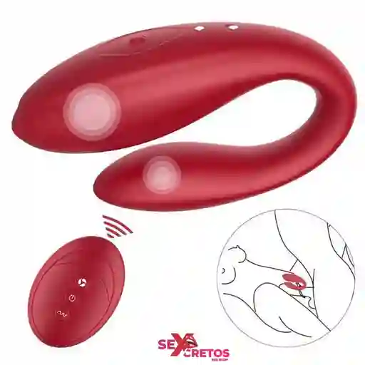 Vibrador En Forma De U Carga Magnetica Con Control Remoto