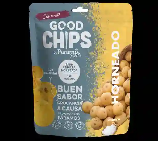 Good Chips Paramo Snack Papa Criolla Horneada Con Sal Marina