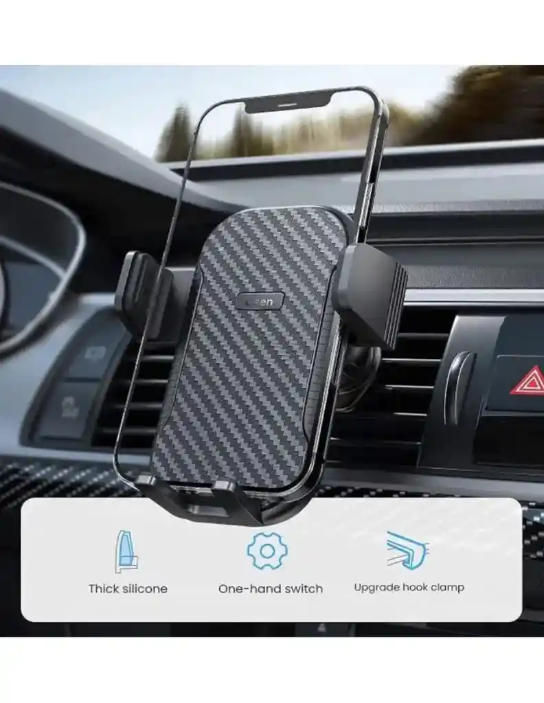 Soporte Para Auto De Celular Lisen| Ajustable De Alta Seguridad