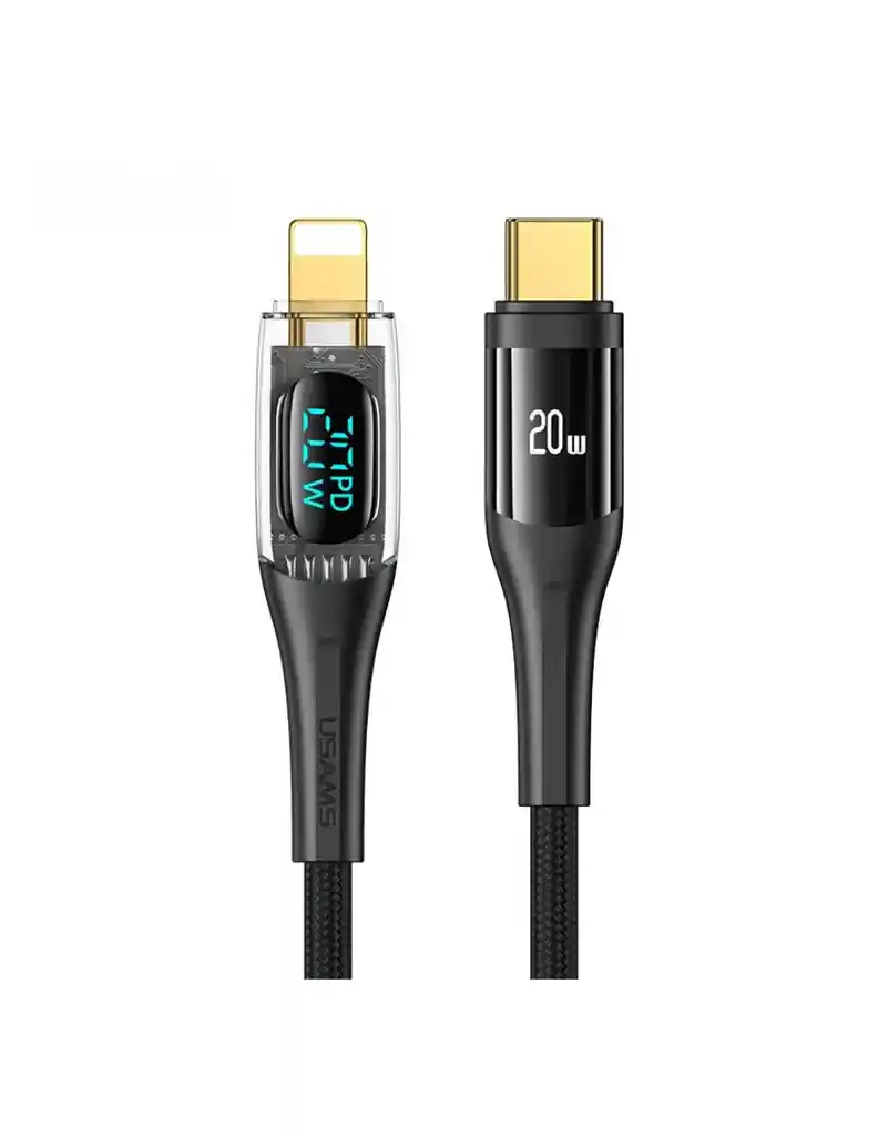 Cable Para Iphone A Usb C 20w 1.2m Transparente