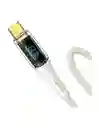 Cable Usb Tipo C 66w Pd 1.2m Usams Transparente