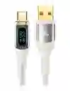 Cable Usb Tipo C 66w Pd 1.2m Usams Transparente