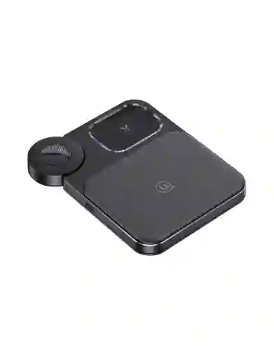 Cargador 3 En 1 Inalámbrico 15w Negro Para Celular, Earpods Y Smartwatch