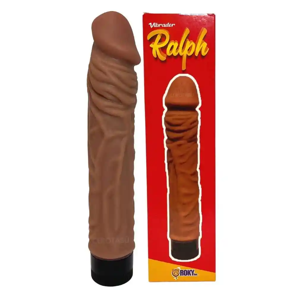 Vibrador Realista Ralph Consolador Graduable Dildo Pene 22cm