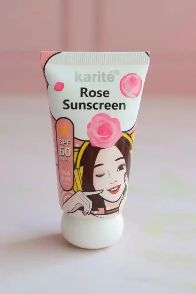 Protector Solar Karite Spf 60+ Rosas 50 Ml Ref 67