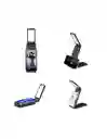 Cargador 3 En 1 Inalambrico Usams Plegable Para Celular, Earpods Y Smartwatch 15w Negro
