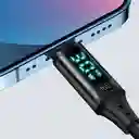 Cable Para Iphone A Tipo C 36w 1.2m Con Pantalla Digital