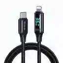 Cable Para Iphone A Tipo C 36w 1.2m Con Pantalla Digital