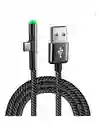 Cable Tipo C L90° Gamer Uso Rudo Carga Rápida | Carga Y Datos