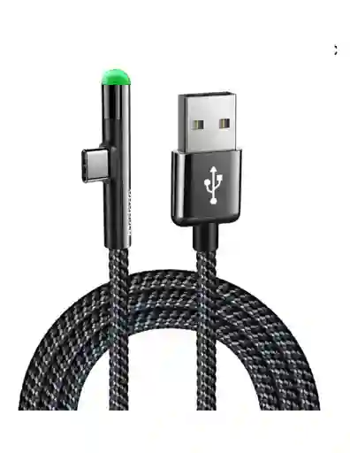 Cable Tipo C L90° Gamer Uso Rudo Carga Rápida | Carga Y Datos