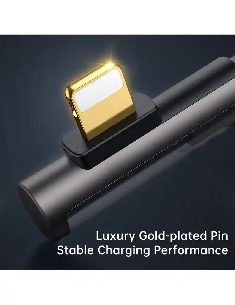 Cable Para Iphone A Usb C 36w 1.2m Transparente De 90° Mcdodo