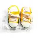 Zapatitos Tipo Converse Para Bebes 3-6 Meses En Color Amarillo Mostaza. Chavitos. Patucos.