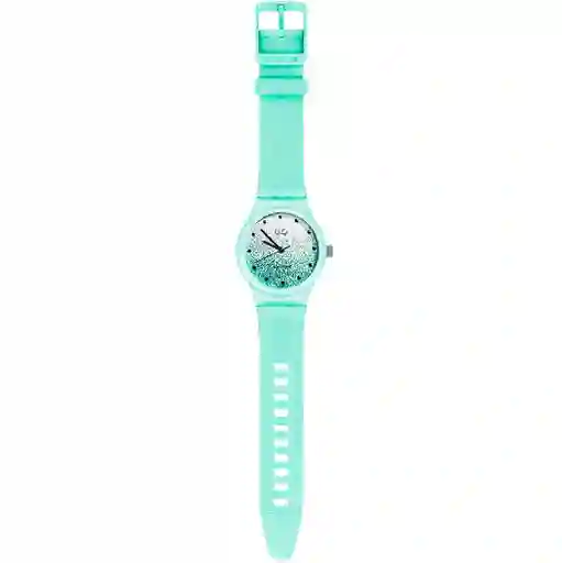 Reloj Qq Qyq Escarcha Deportivo Dama Impermeable + Estuche