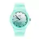 Reloj Qq Qyq Escarcha Deportivo Dama Impermeable + Estuche