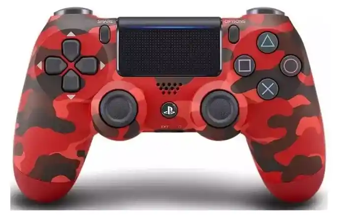 Control Play 4 Camuflado Rojo