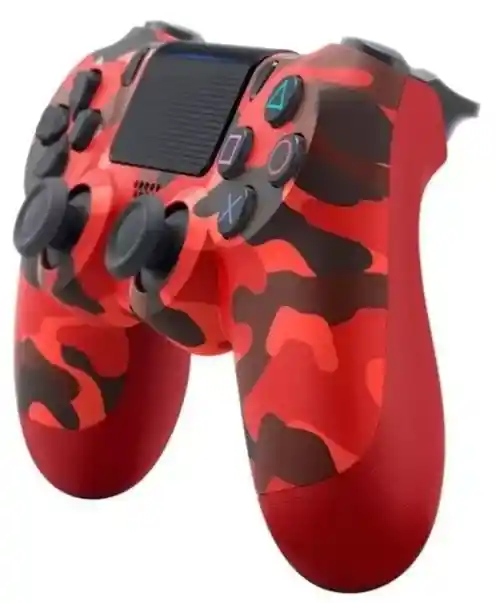 Control Play 4 Camuflado Rojo