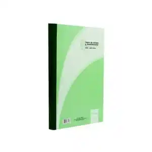 Libro Actas 100 Folios Pasta Dura