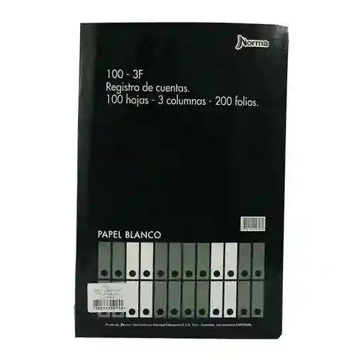 Libro De Contabilidad 100-3kpastadura
