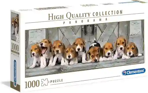Rompecabezas Clementoni Panorama Beagles 1000 Piezas 39435