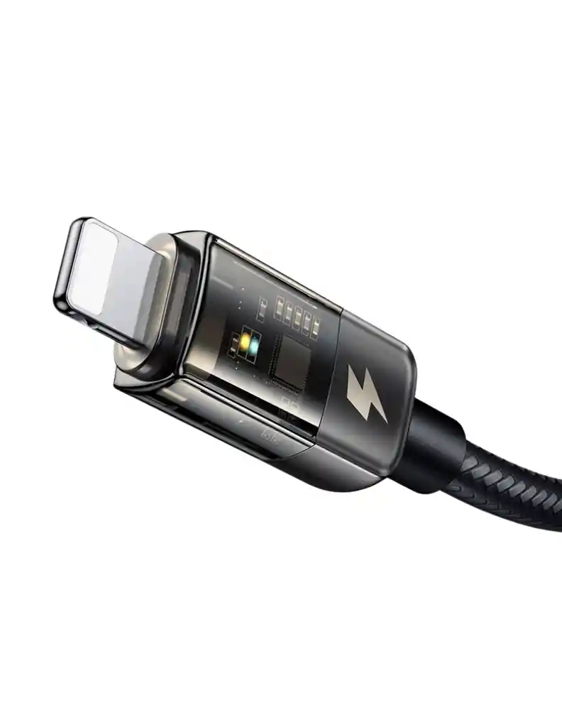 Cable Para Iphone A Tipo C De 1.8m Auto Power Off Transparente