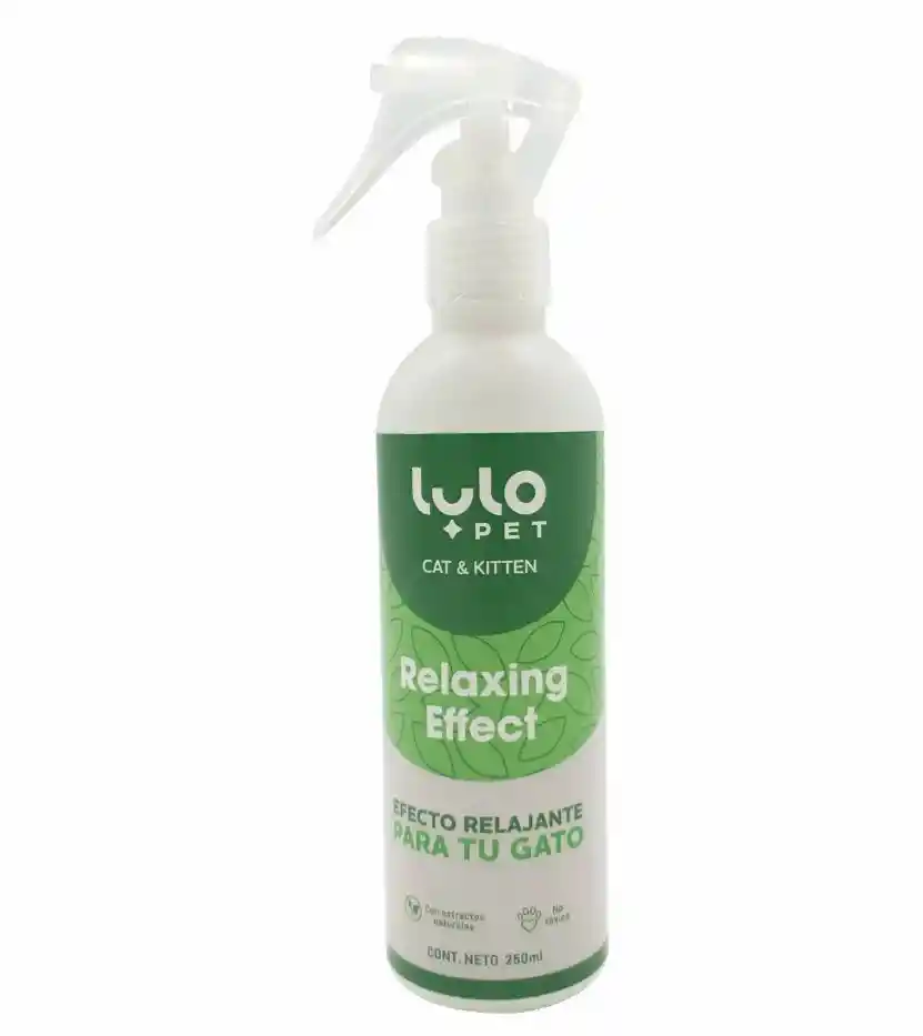 Ambientador Con Sensacion Relajante Lulo Pet Gatos 250 Ml