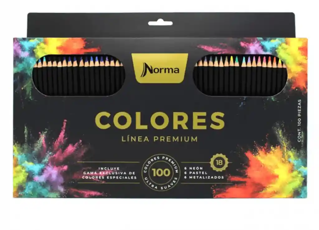 Colores Norma Premium X 100 Und