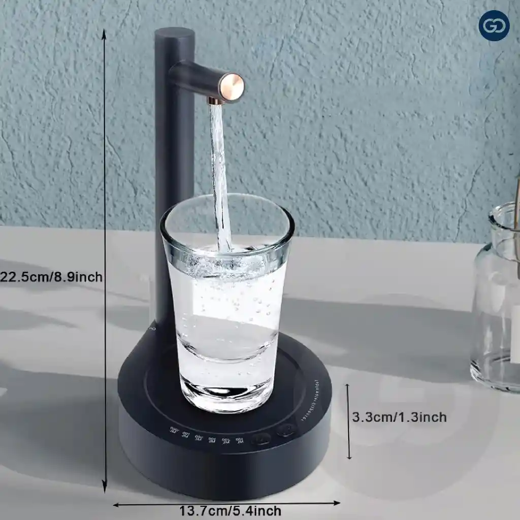 Dispensador Agua Recargable Para Botellón Acero Inoxidable