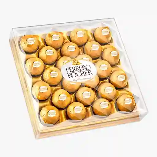 Ferrero Rocher Bombon De Chocolate Y Avellana Estuche X24 Und