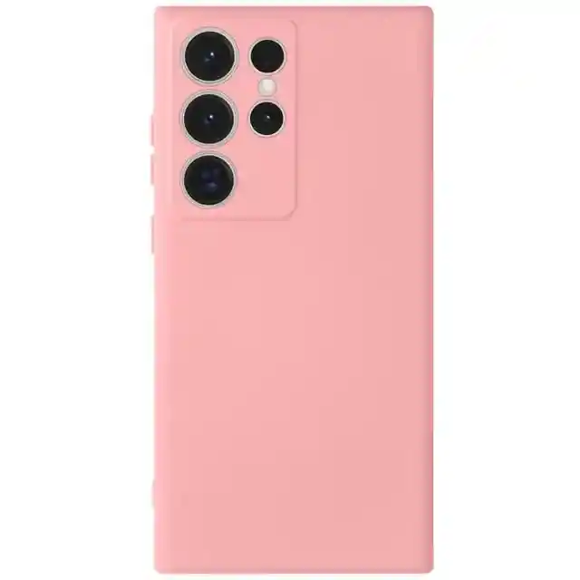 Silicone Case Samsung S23 Ultra Rosado