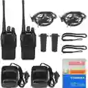 Radios Walkie Talkie Baofeng Bf-888s X2 Radios / Bateria 2800m Ah