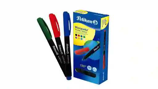 Micropunta Azul X 10 Unidades