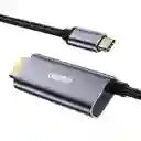 Adaptador Tipo C A Hdmi 4k 60w Pd Con Puerto De Carga