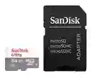 Sandisk Tarjeta De Memoriasdsqunr-064g-gn3ma Ultra Con Adaptador Sd 64gb