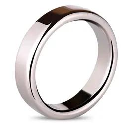 Anillo 44mm Del Pene Testículos Acero Inoxidable Erección Fuerte Retrasa Eyaculación Cock Ring