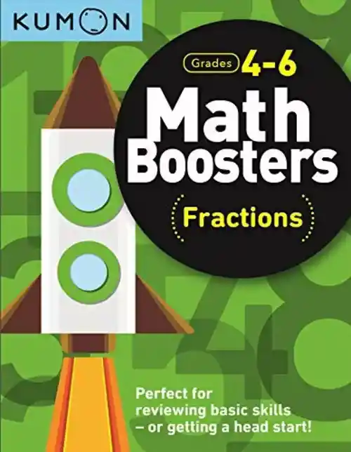 Libro Kumon Problemas Matemáticos Fracciones Ingles Niños