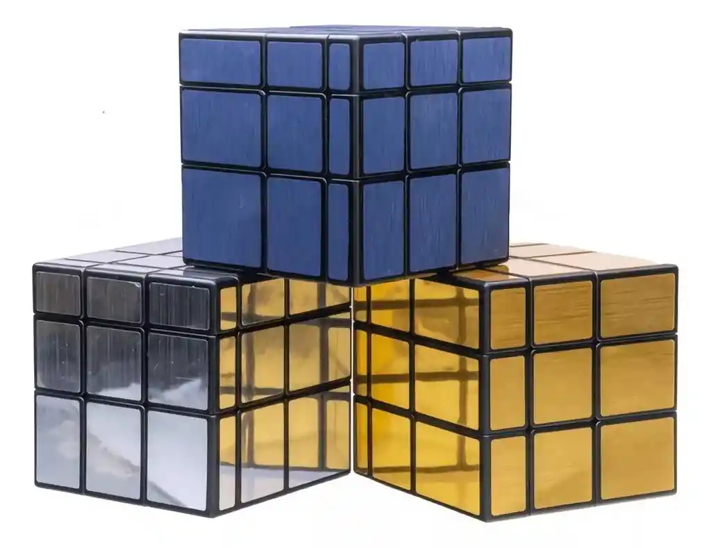 Cubo Rubik Mirror 3 X 3 Plateado Espejo